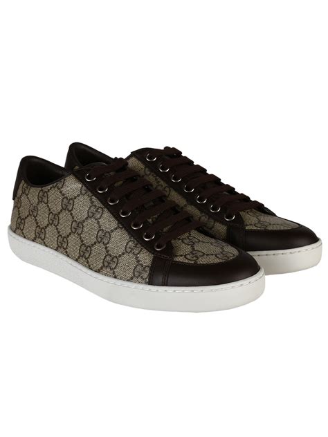 gucci sneaker monogram|gucci suede sneakers.